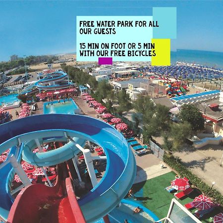 Hotel Giorg - Waterpark Included Rimini Eksteriør billede